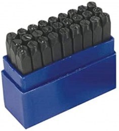 Mannesmann 4 mm letter punch set